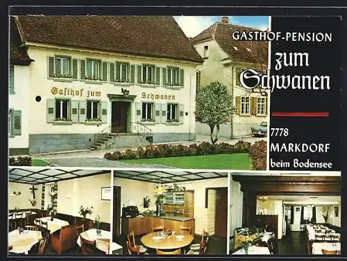 AK Markdorf beim Bodensee, Gasthof-Pension zum Schwanen Familie Klappenberger