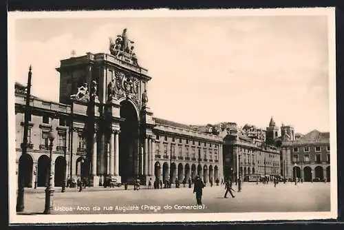 AK Lisboa, Arco da rua Augusta, Praca do Comercio