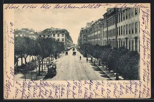 AK Lisboa, Rua do Ouro, Strassenpartie