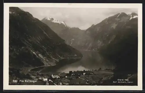 AK Geiranger, Blick auf den Fjord