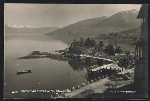 AK Balholmen, Udsigt fra Kvikne Hotel