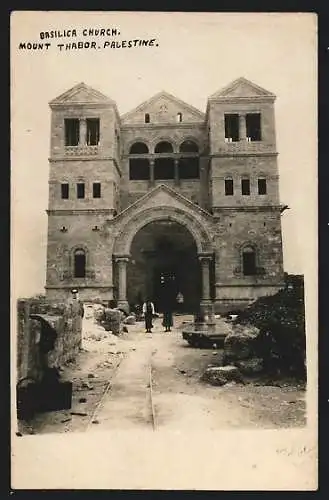 AK Nazareth, Basilica Church on Mount Thabor