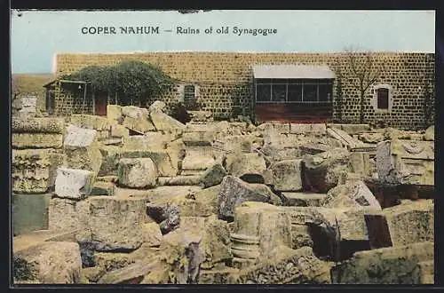 AK Coper Nahum, Ruins of old Synagogue