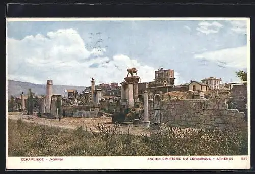 AK Athènes, Ancien Cimitière du Céramique