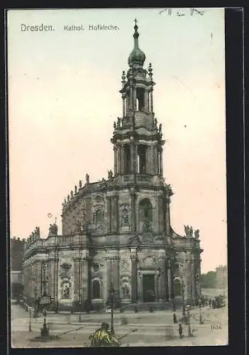 AK Dresden, Kathol. Hofkirche