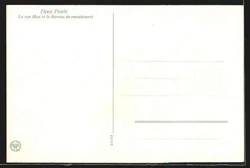 AK Zweibrücken, Maxstrasse mit Bezirkskommando