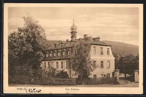 AK Pirk / Weiden, Blick auf Schloss