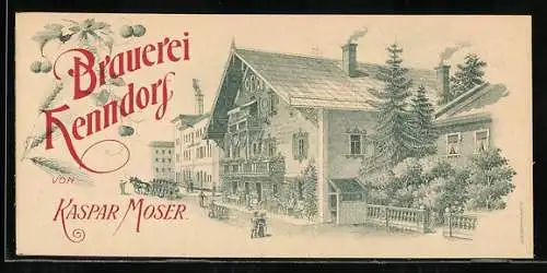 Vertreterkarte Henndorf Brauerei Henndorf, Inh. Kasper Moser