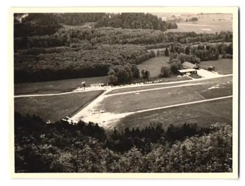 37 Fotografien Ansicht Kirchheim / Teck, Flugplatz Hahnweide, Segelflugzeuge, Schlepp-Flugzeug, Hangar, Segelflieger u.a