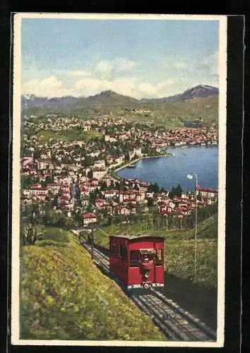 AK Lugano, Bergbahn auf den San Salvatore