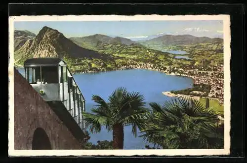 AK Lugano, funicolare Monte Brè, Bergbahn
