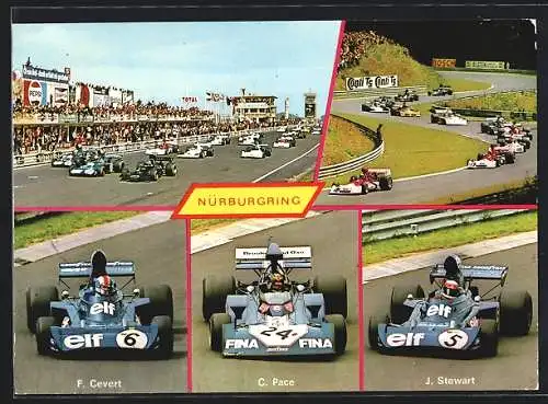 AK Nürburgring, Autorennen auf der Rennstrecke mit Rennwagen