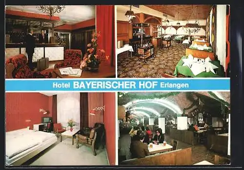 AK Erlangen, Hotel Bayerischer Hof mit Restaurant, Henkestrasse 28