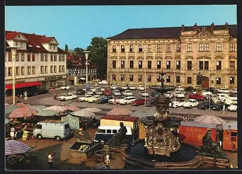 AK Erlangen, Marktplatz und Schloss