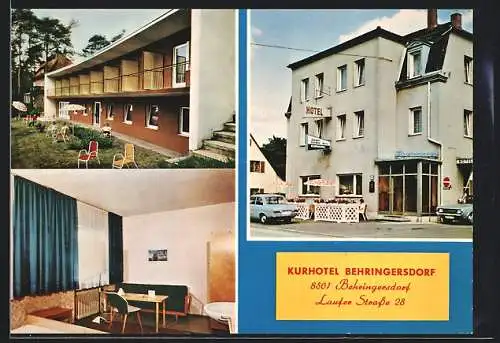 AK Behringersdorf üb. Nürnberg, Kurhotel Behringersdorf, Laufer Strasse 28