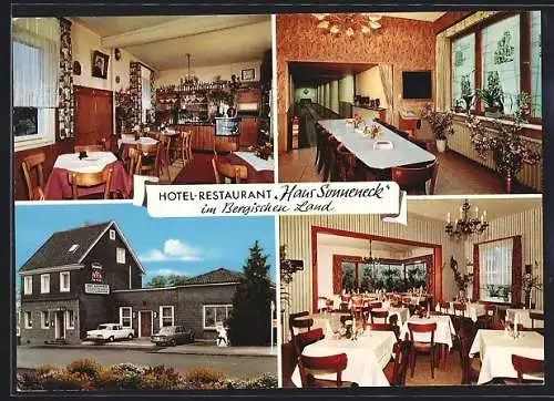 AK Solingen-Hästen /Bergisches Land, Hotel-Restaurant Haus Sonneneck, Pfaffenberger Weg 112, Innenansichten