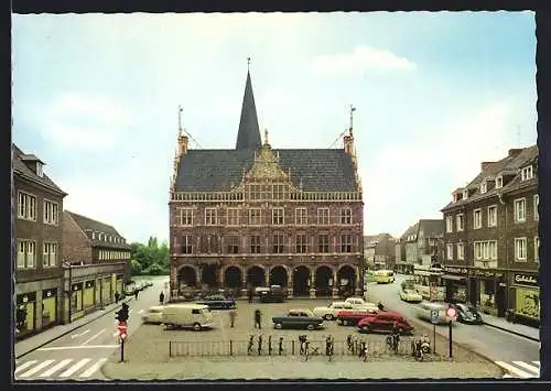 AK Bocholt /Westf., Blick auf das Rathaus