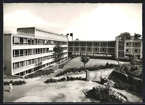 AK Viersen, Ansicht vom Mädchen-Gymnasium