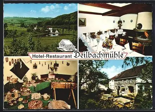 AK Neviges /Rheinland, Hotel-Restaurant Deilbachmühle