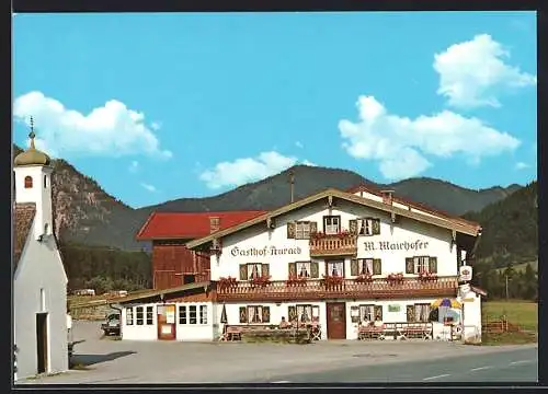 AK Fischbachau /Aurach, Gasthaus Aurach, Bes. M. Mairhofer