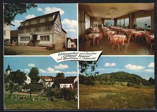AK Neunkirchen i. Odenwald, Gasthof und Hotel-Pension Grüner Baum