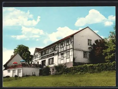 AK Unter-Mossau / Odenwald, Gasthaus-Pension Zum Deutschen Kaiser