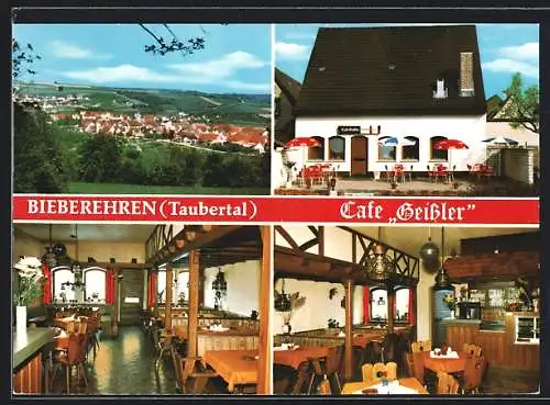 AK Bieberehren /Taubertal, Café-Weinstube Geissler