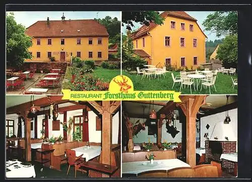 AK Guttenberg / Reichenberg, Restaurant Forsthaus Guttenberg