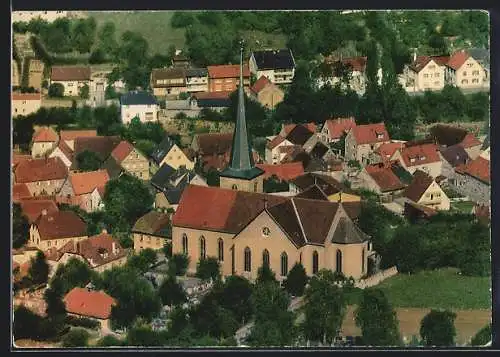 AK Rimpar /Ufr., Blick auf die Kath. Pfarrkirche