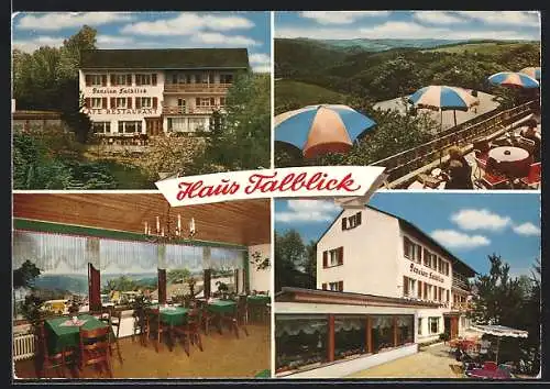 AK Espenschied /Taunus, Café, Hotel-Pension und Restaurant Talblick von H. Korn