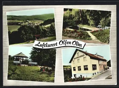 AK Olfen / Odenwald, Gasthaus & Pension Zum Spälterwald
