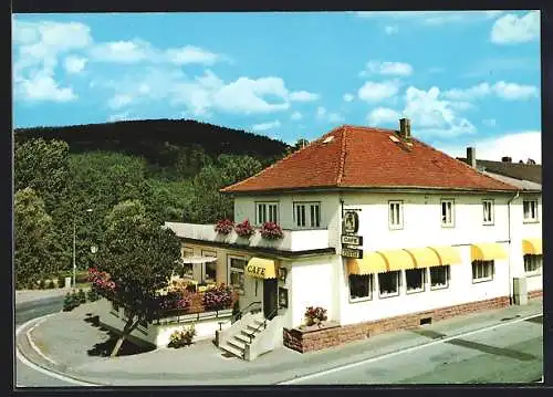 AK Bad König /Odenwald, Café und Restaurant Orth