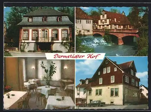 AK Steinbach bei Michelstadt, Gasthaus und Pension Darmstädter Hof von Ludwig Lindemeyer
