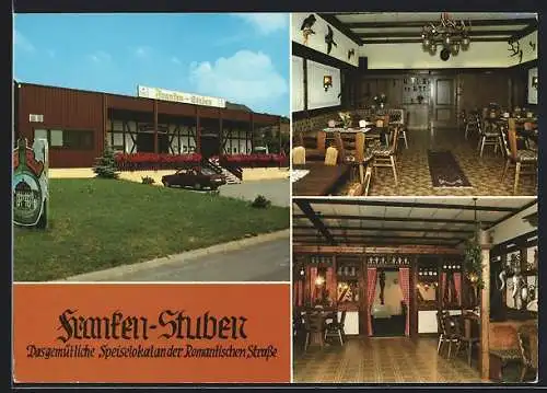 AK Röttingen / Mainfranken, Gasthaus Franken-Stuben, Rothenburger Strasse 33