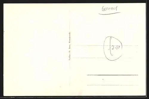AK Rübeland, Teilansicht mit Bahngleis