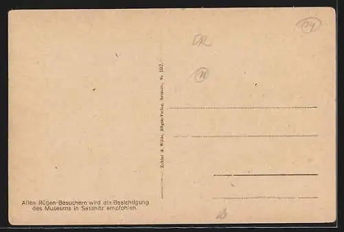 AK Sassnitz, Strand, Hotel am Meer