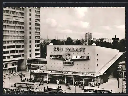 AK Berlin, VII. Internationale Filmfestspiele 1957, Kino Zoo Palast