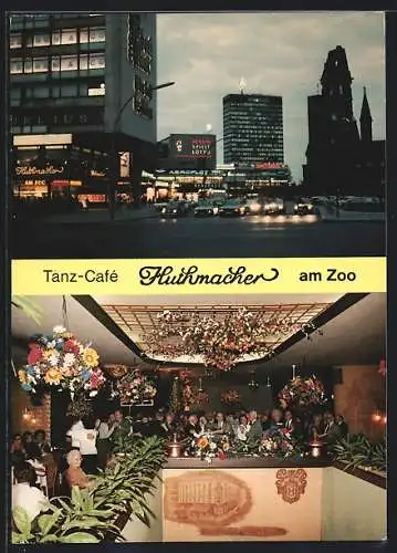 AK Berlin-Charlottenburg, Tanz-Café Huthmacher am Zoo, Hardenbergstrasse 29d