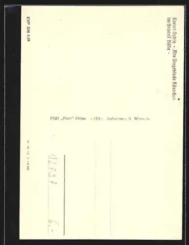 AK Oybin-Hölle, Alte Umgebinde Häuschen