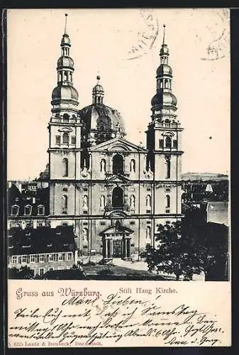 AK Würzburg, Stift Haug Kirche