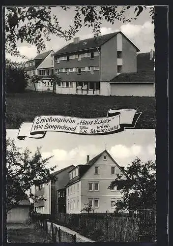 AK Langenbrand / Schömberg, Hotel-Pension Haus Ecker