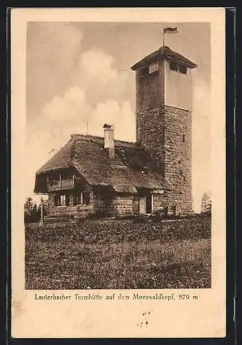 AK Lauterbach / Schwarzwald, Mooswaldkopf, Lauterbacher Turmhütte