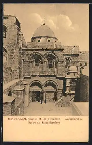 AK Jerusalem, Grabeskirche, Church of the Sepulchre