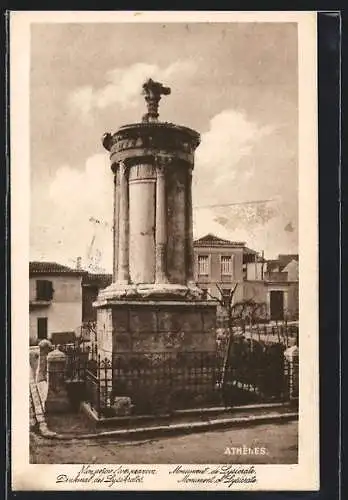 AK Athènes, Denkmal des Lysikratos