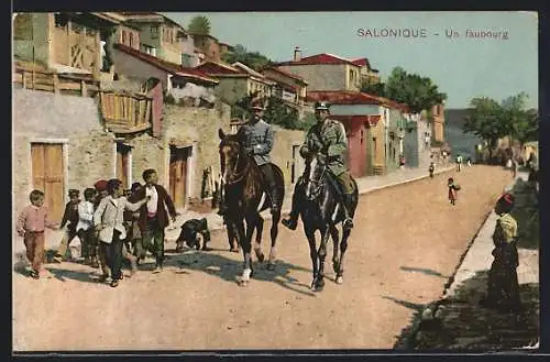 AK Salonique, Un faubourg