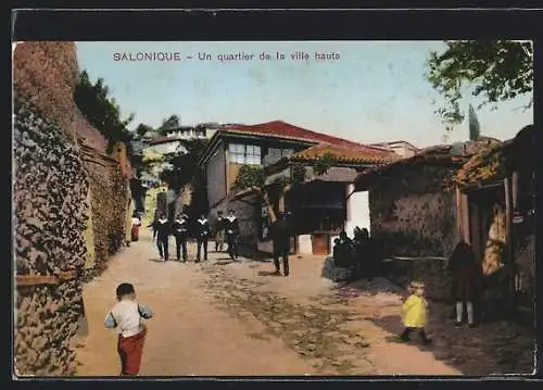 AK Salonique, Un quartier de la Ville haute