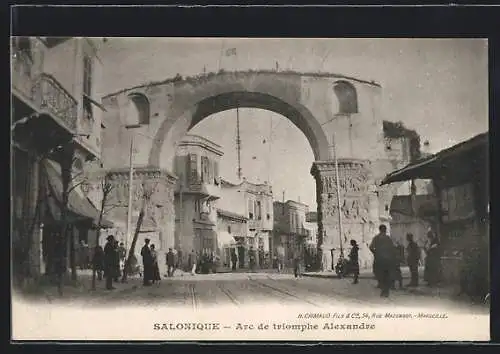 AK Salonique, Arc de triomphe Alexandre