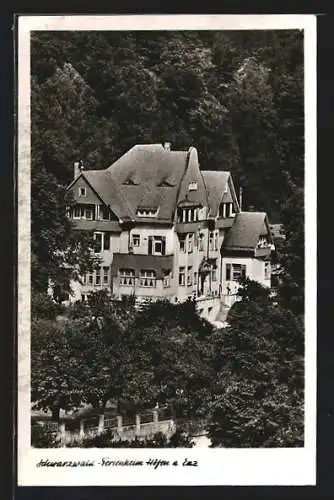 AK Höfen a. Enz, Schwarzwald-Ferienheim im Sonnenschein