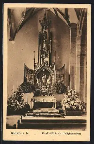 AK Rottweil, Gnadenbild in der Heiligkreuzkirche