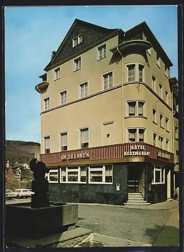 AK Zell /Mosel, Hotel-Restaurant Am Brunnen, Bes. Heinz Münster